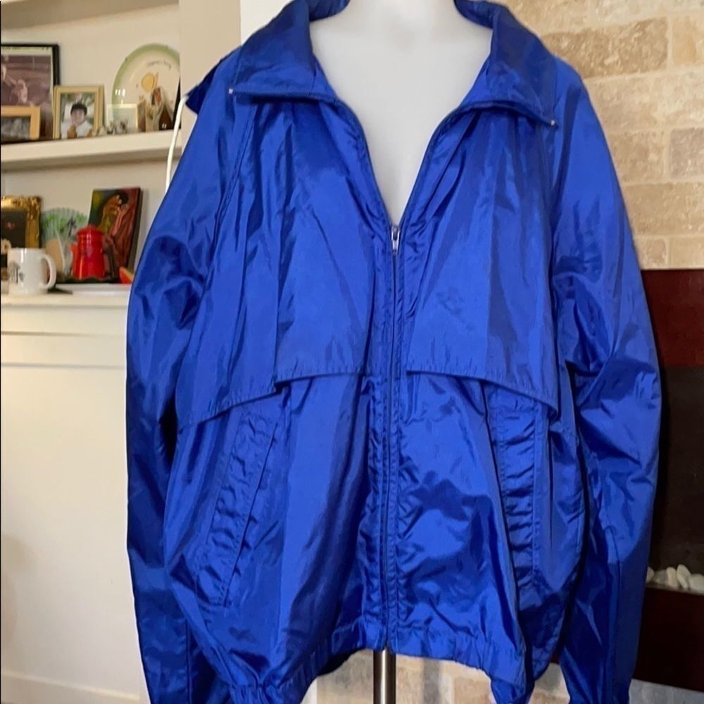 Eddie Bauer royal blue windbreaker
